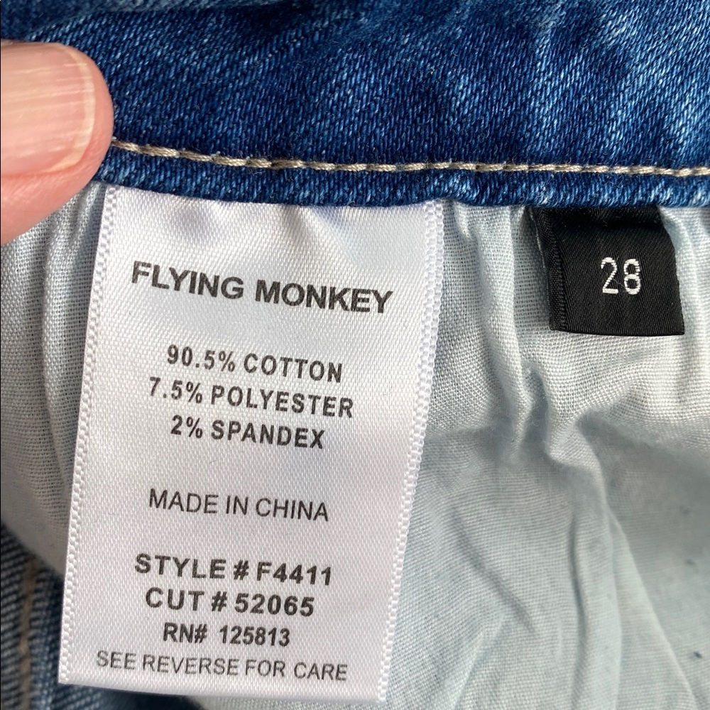 Two-Tone Blue Jeans - Picture 4 of 4